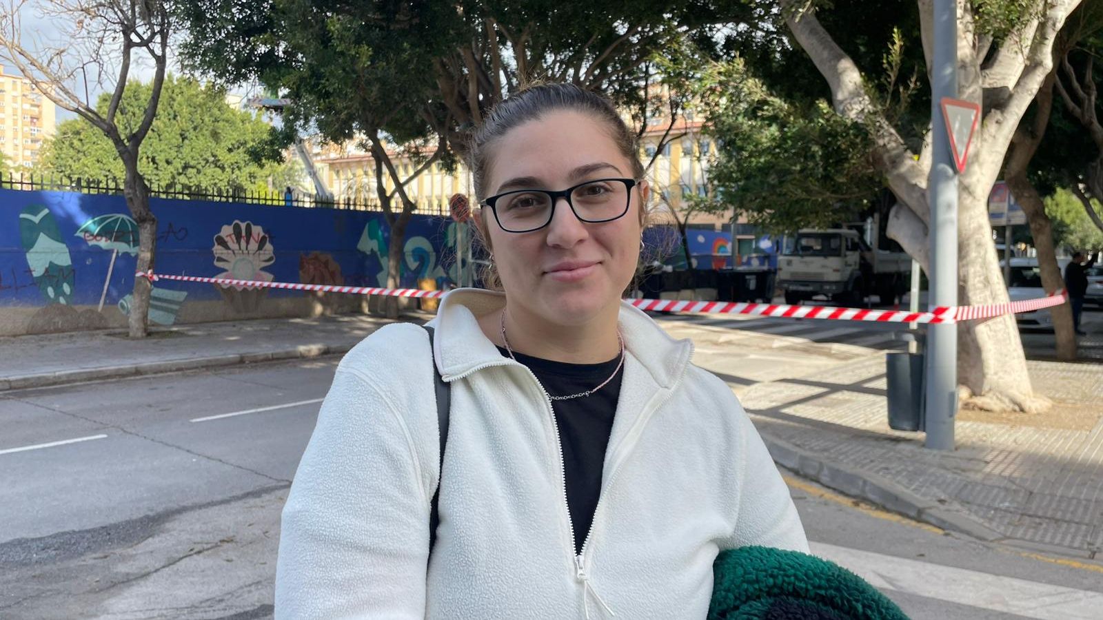 Lioba García, vecina de Huelin