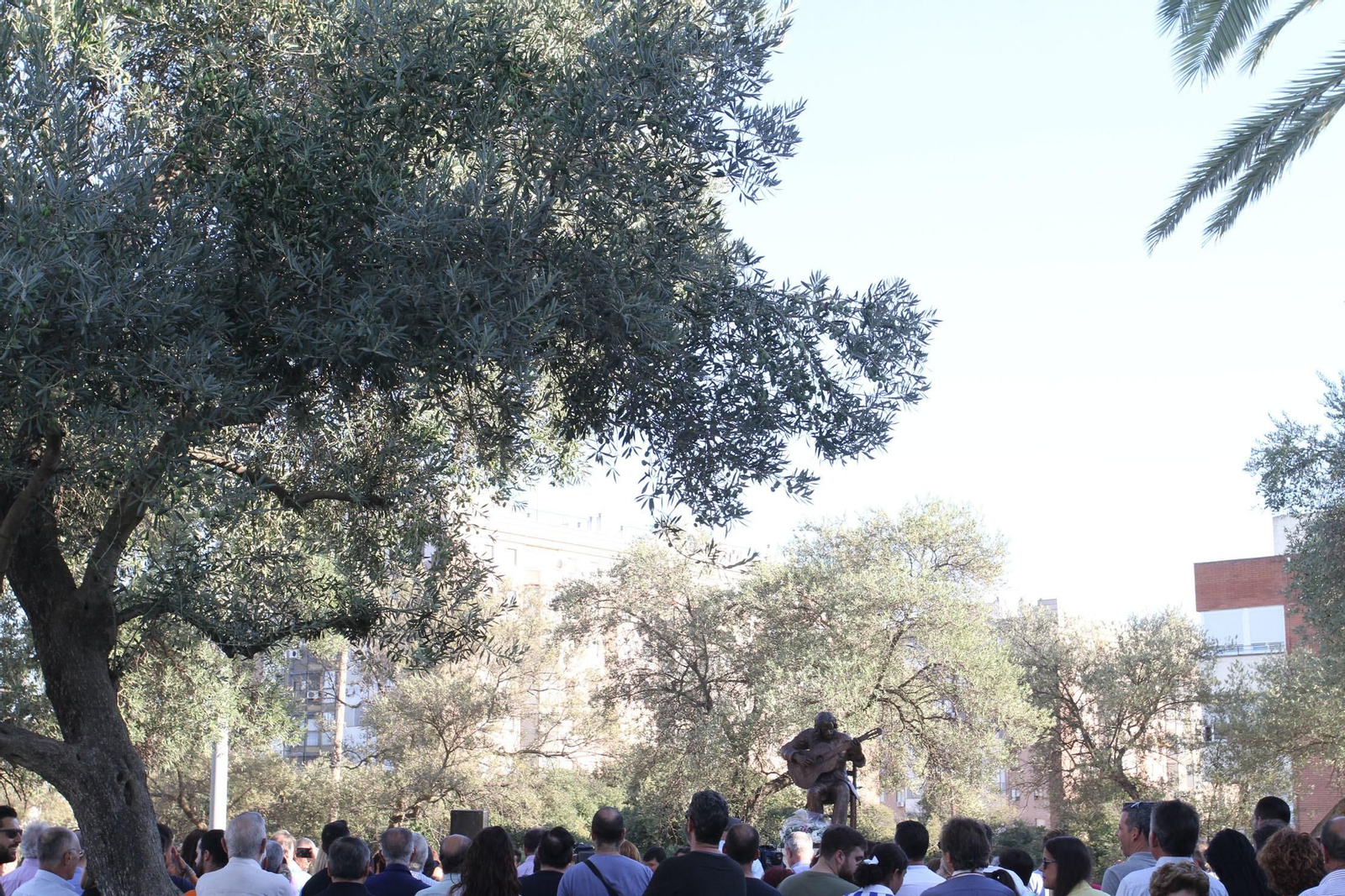 Inaguración del monumento al Niño Miguel.
