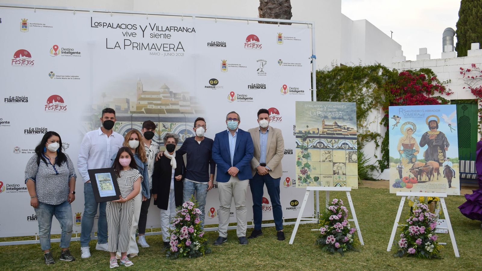 Presentación de los carteles de los eventos de primavera en Los Palacios.