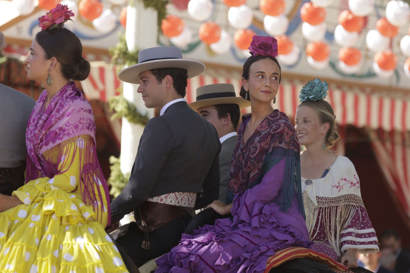 Imágenes de ambiente en la Feria de Sevilla
