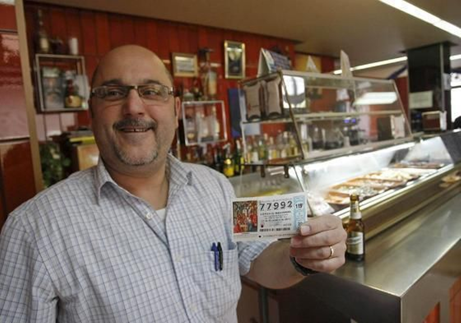 Ganadores del sorteo de Navidad.

Foto: EFE