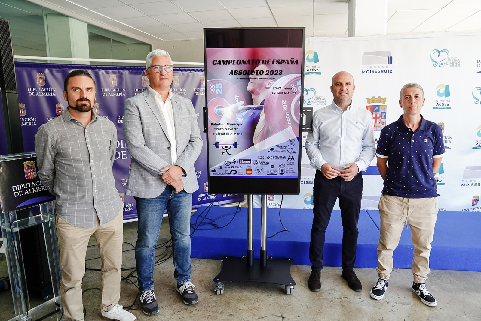 Presentación del Campeonato de España Absoluto de Halterofilia que se celebrará en Huércal de Almería. Presentación del Campeonato de España Absoluto de Halterofilia que se celebrará en Huércal de Almería.