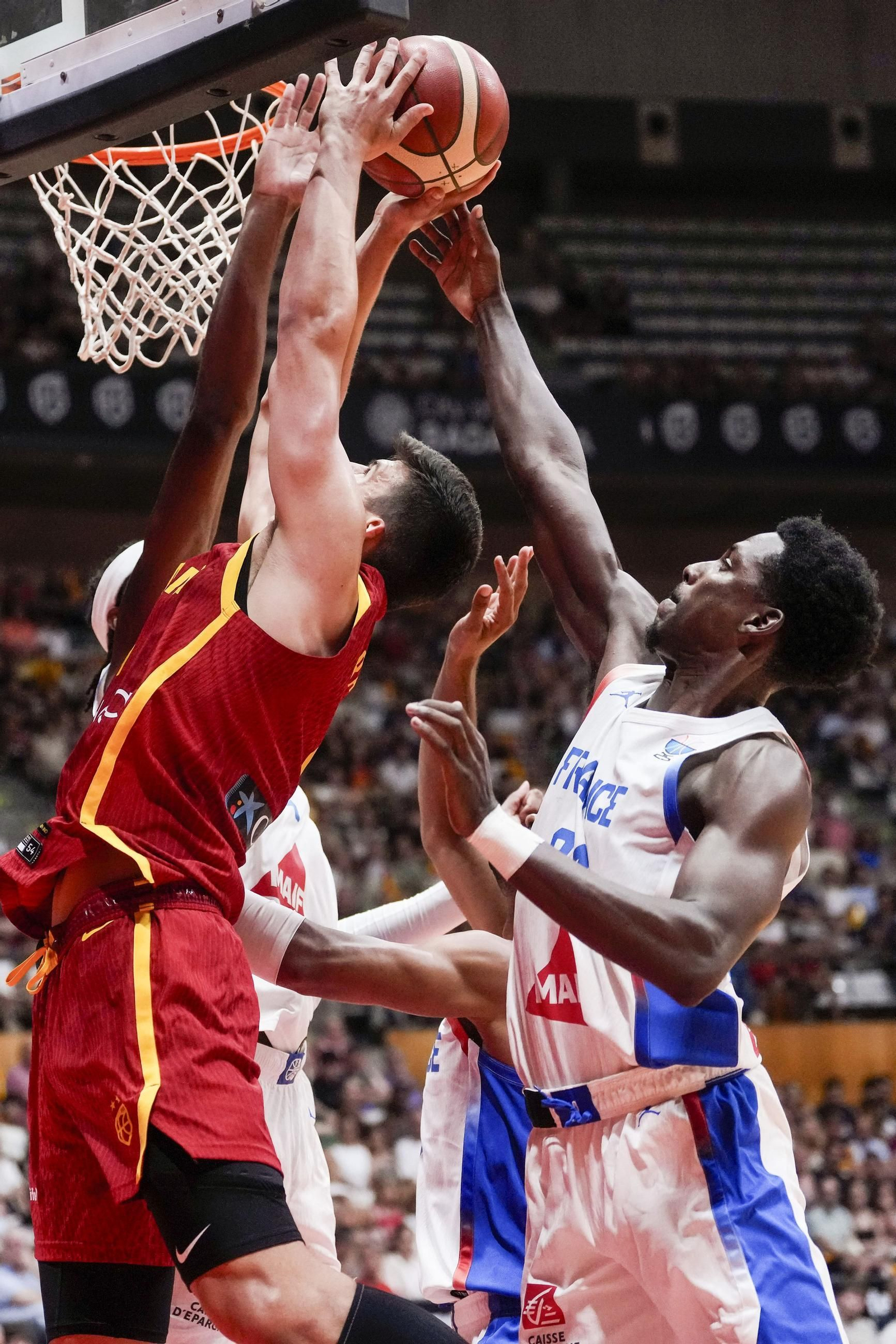 Las fotos del España - Francia de baloncesto