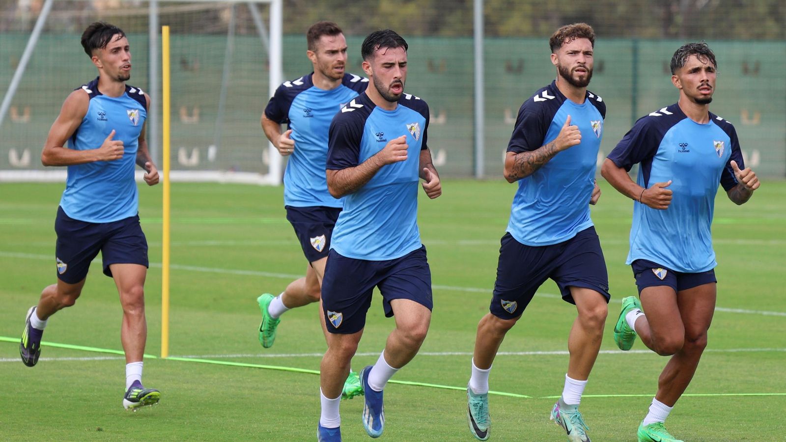 El Málaga CF prueba la Ciudad Deportiva de Arraijanal