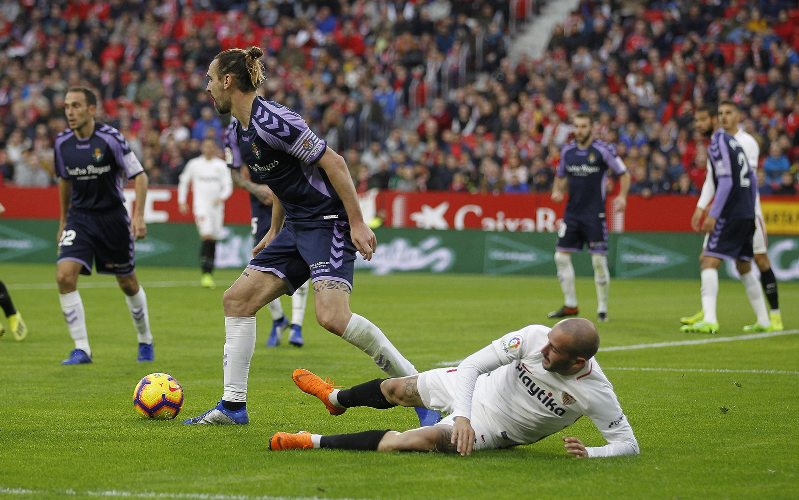 El Sevilla-Valladolid, en imágenes