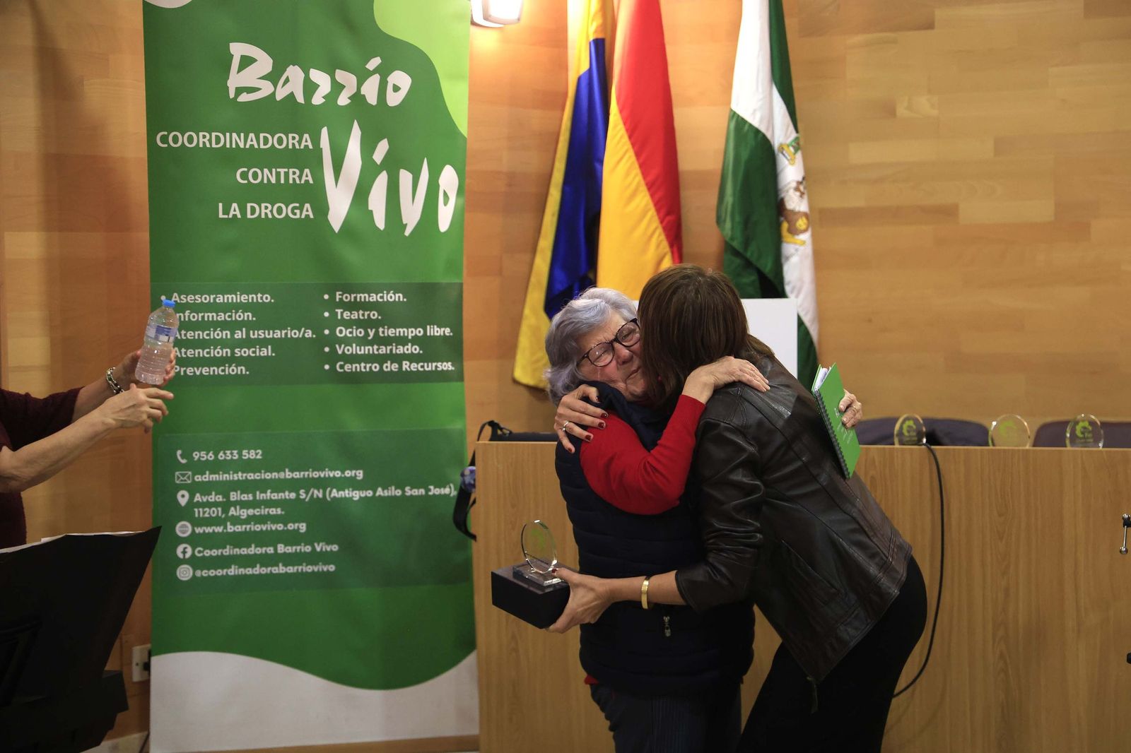 Fotos del acto por el 35 aniversario de la coordinadora Barrio Vivo de Algeciras