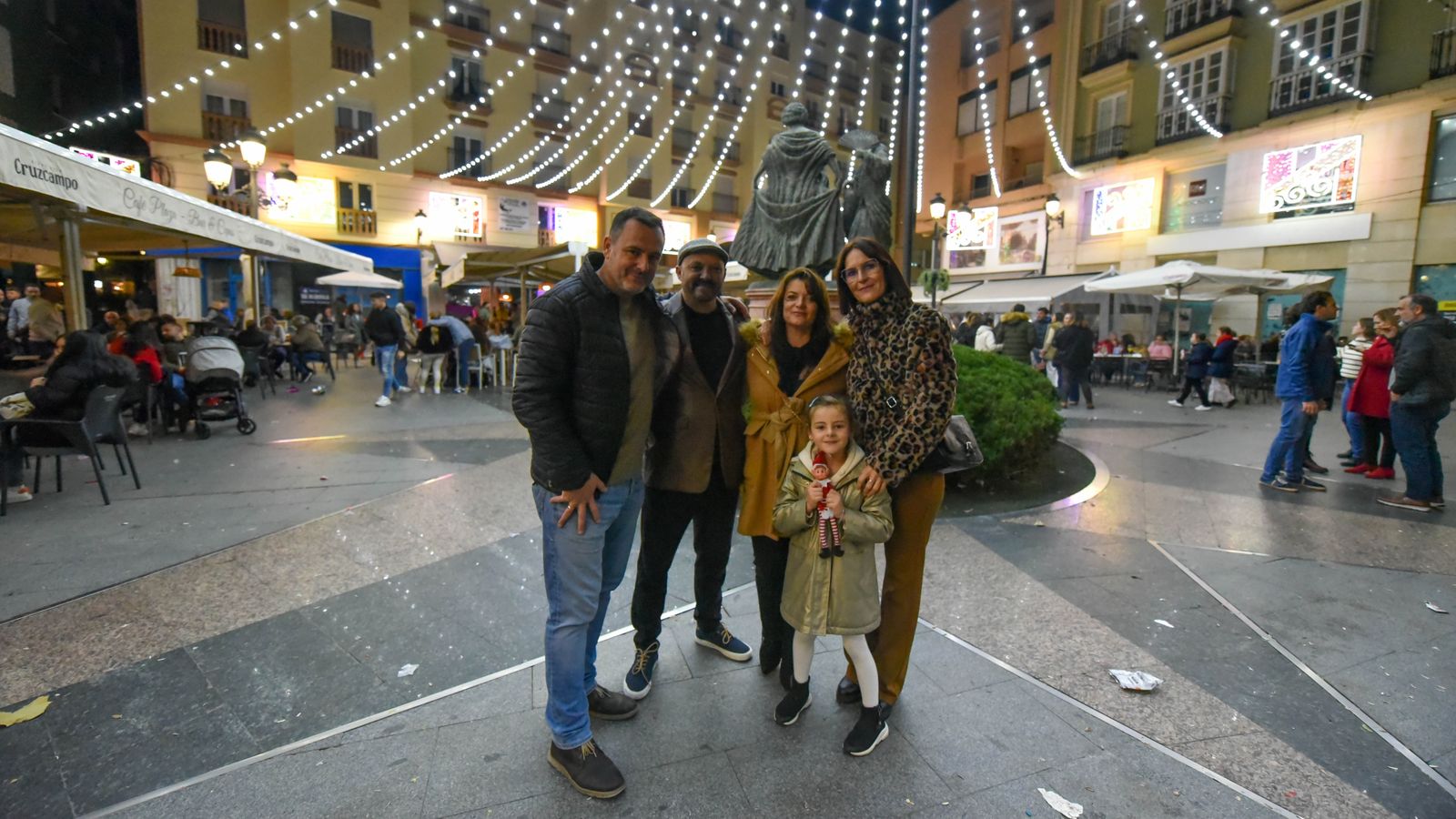 El encendido del alumbrado de Navidad en La Línea, en imágenes