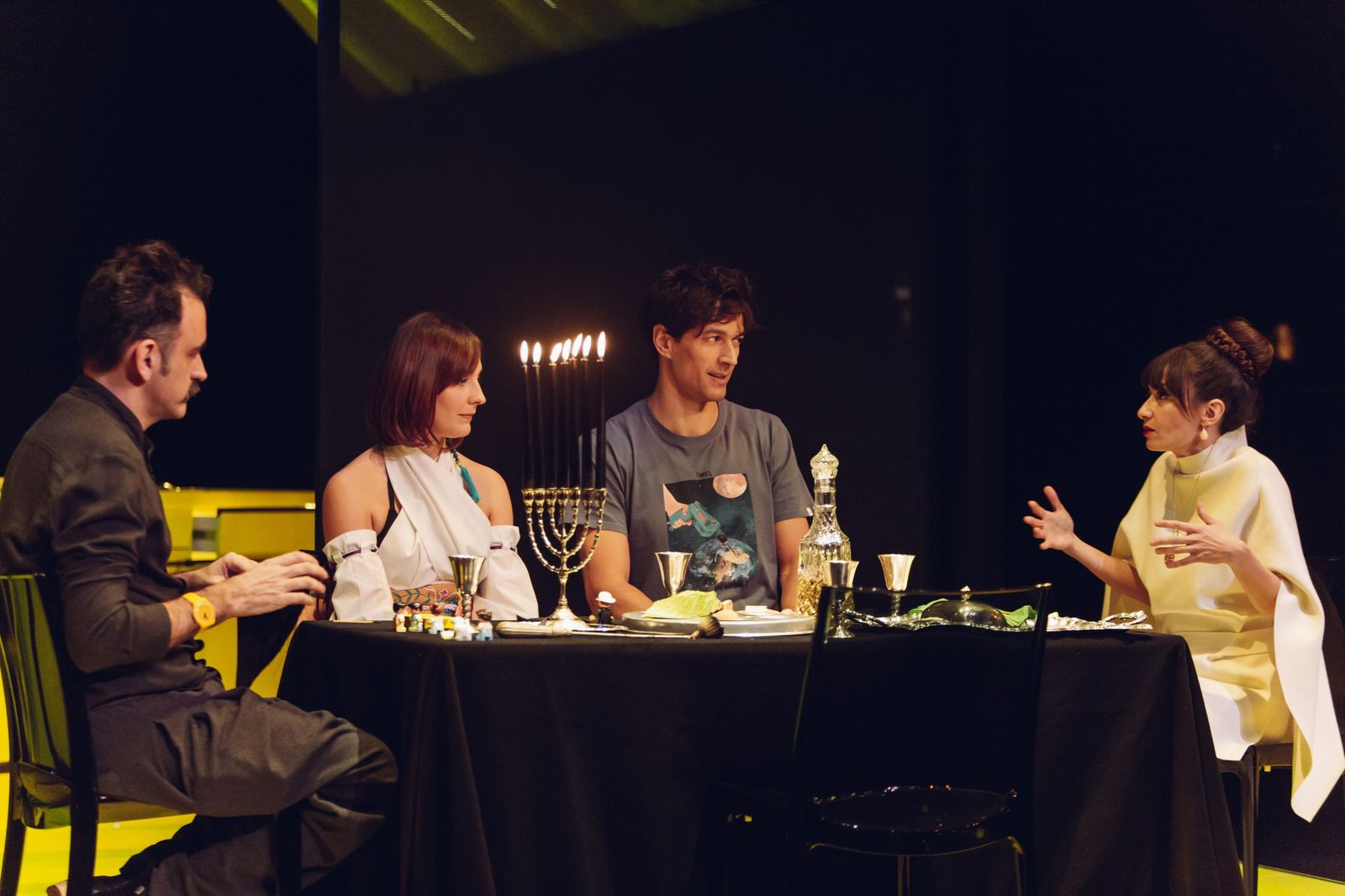 Una escena de 'Misericordia', la obra que ha visitado este fin de semana el Teatro Central