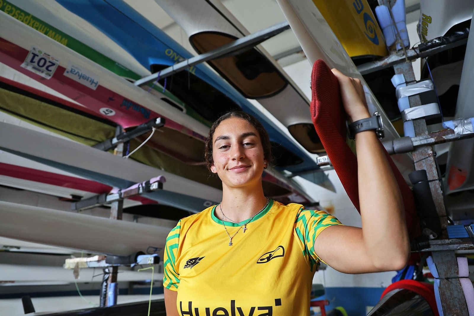 Daniela García posa para Huelva Información.