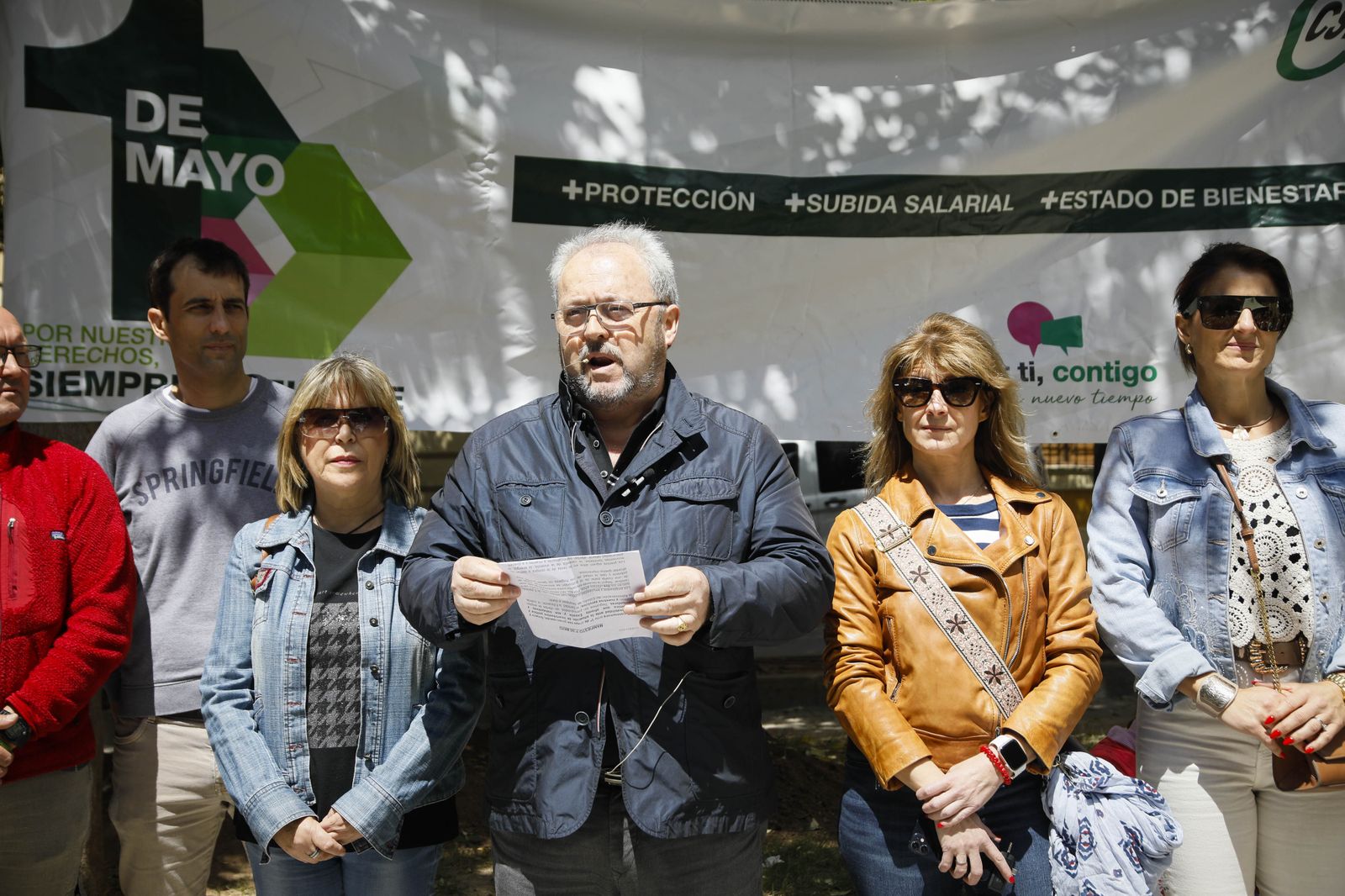Las imágenes del CSIF en la celebración del Día del Trabajador en Almería