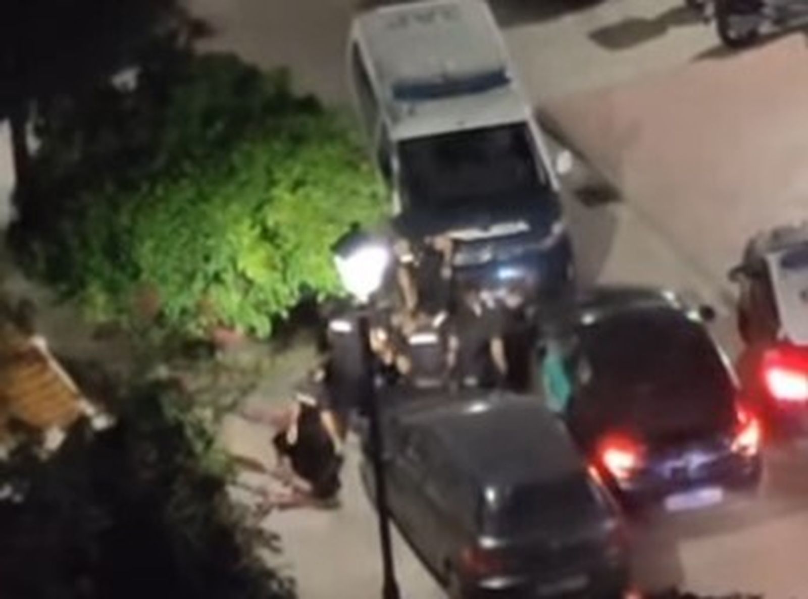 Momento de la detención.