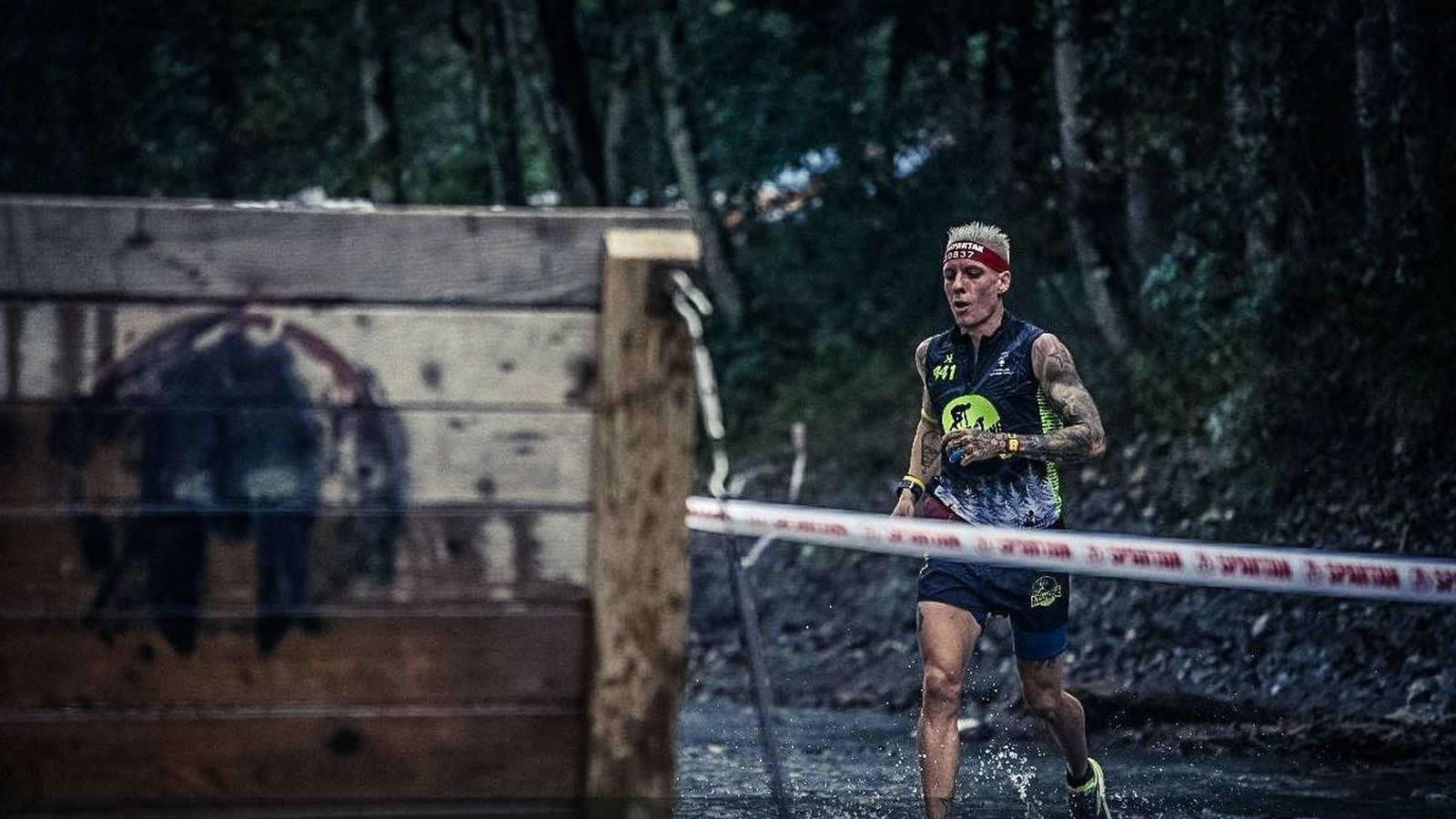 Ramón Alarcón durante la prueba en Austria.
