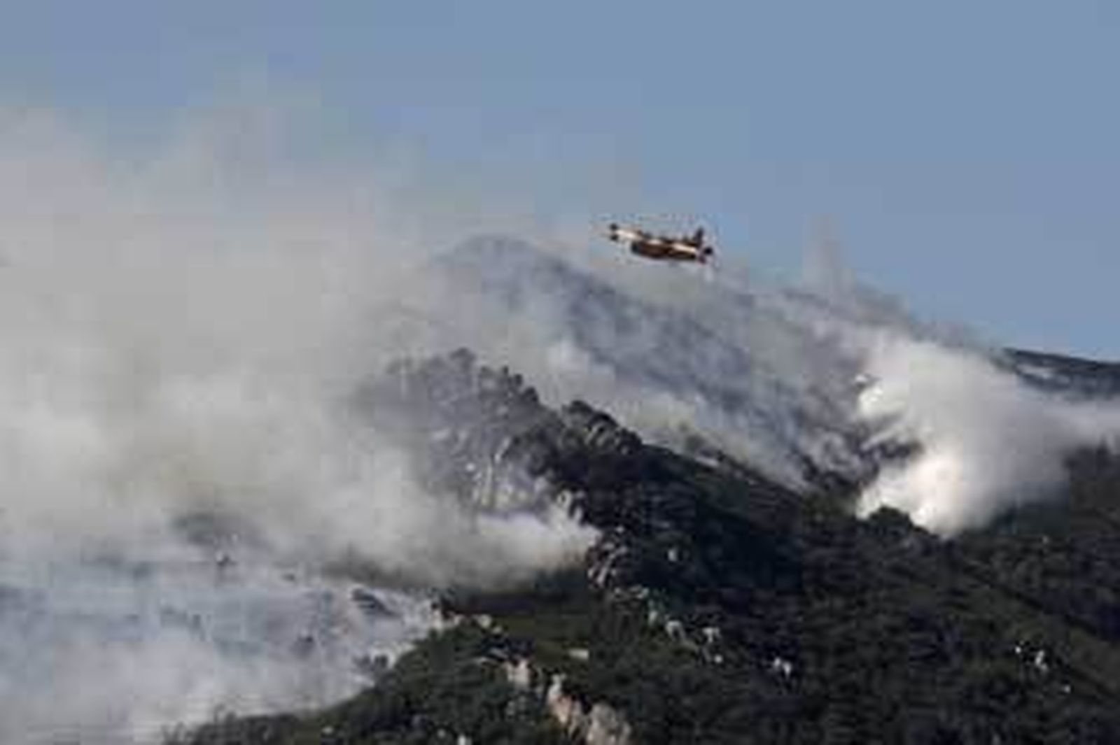 El incendio de Algeciras, que fue intencionado, arrasa 140 hectáreas