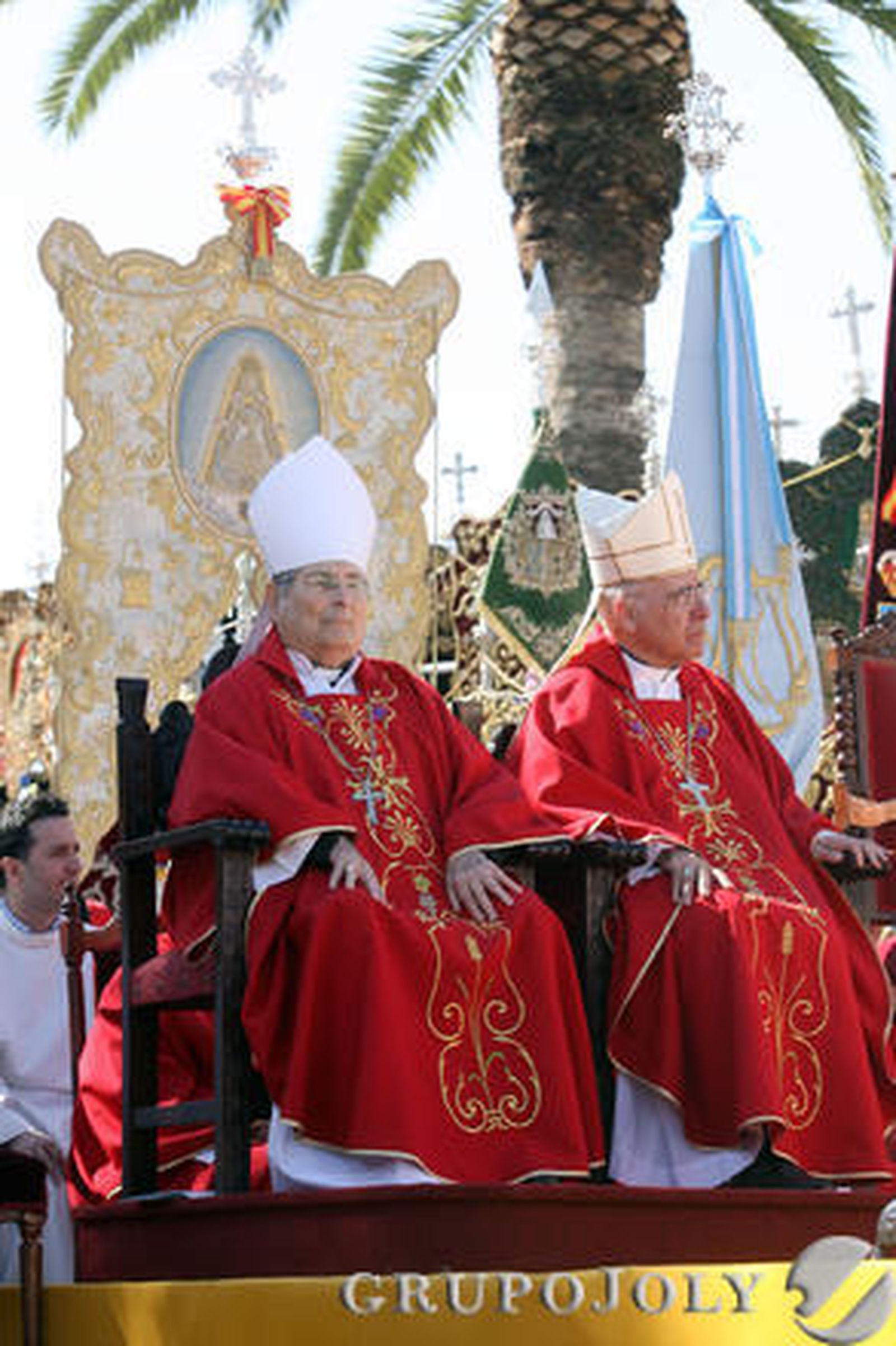 Las imágenes de la misa de romeros