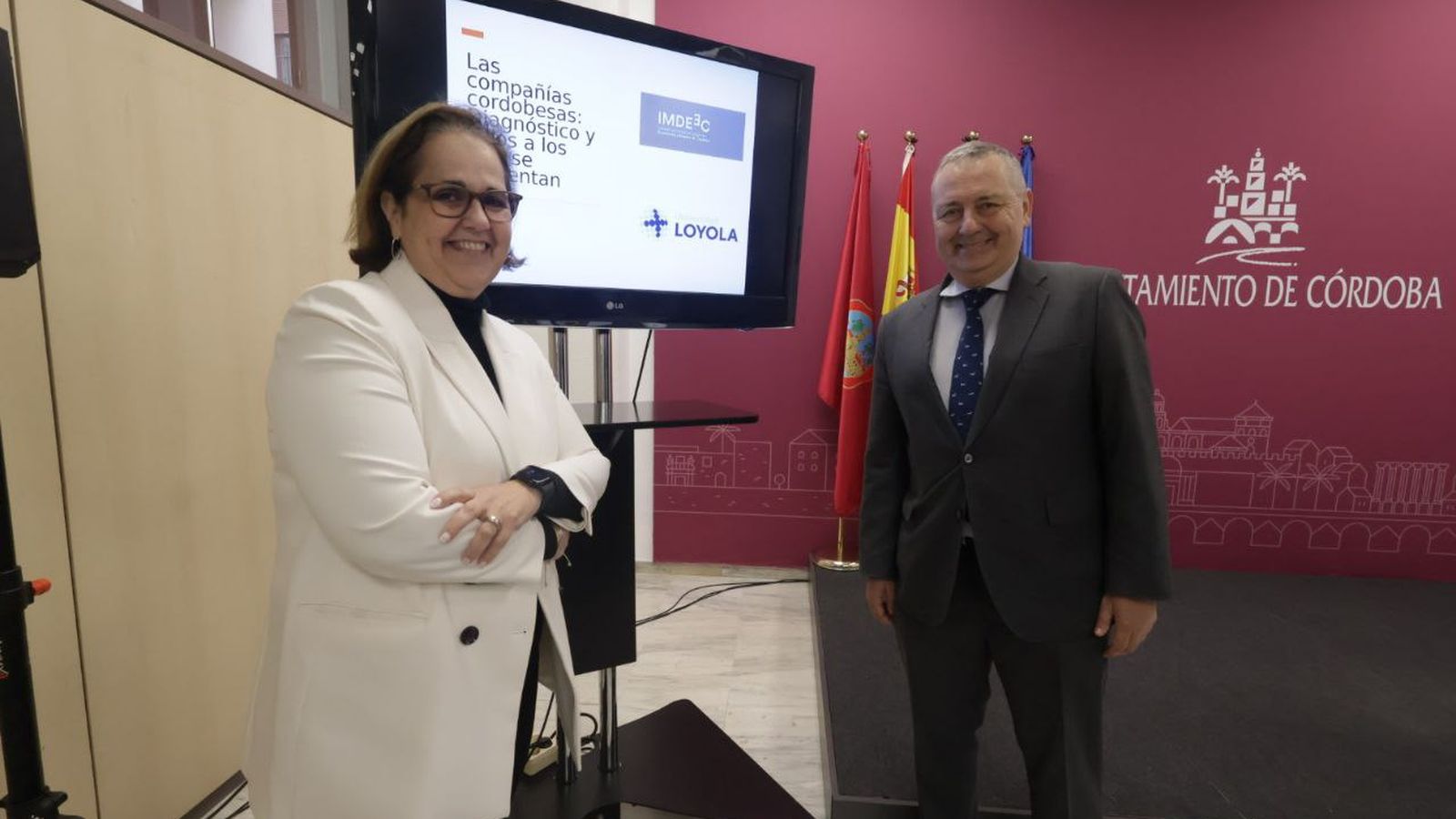 Blanca Torrent y Horacio Molina.