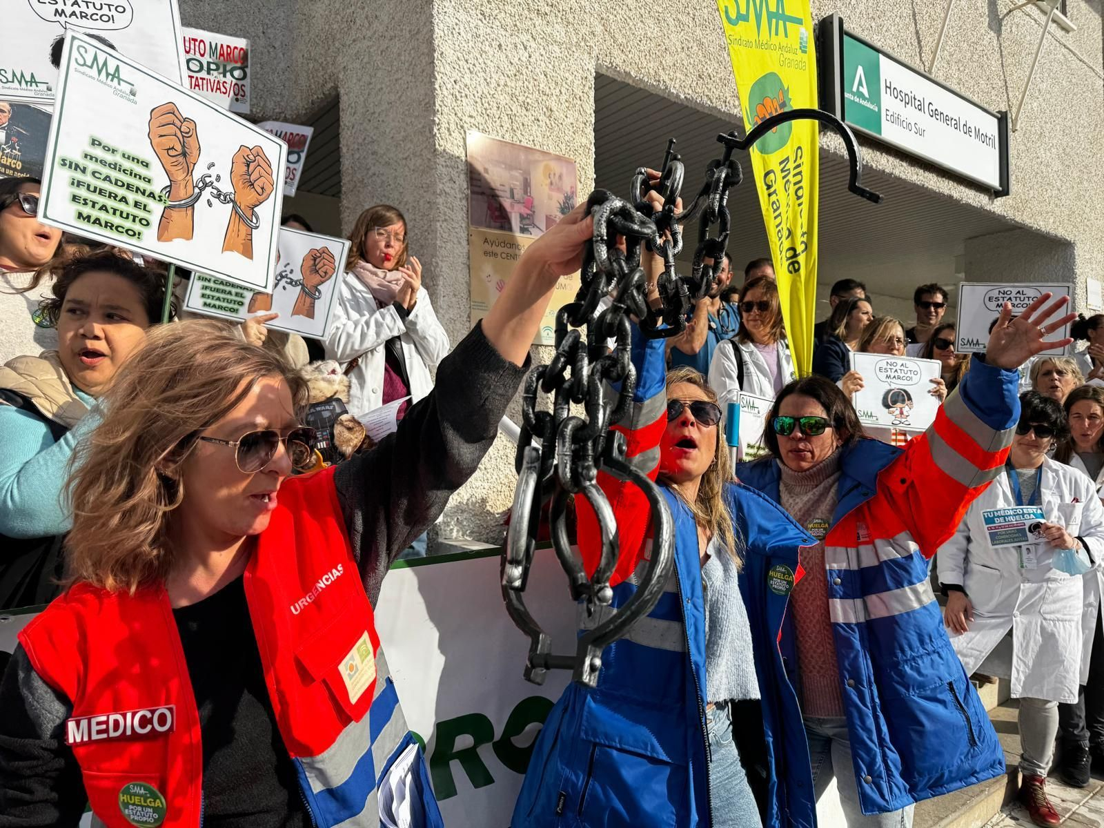 Han portado las cadenas que quieren romper dentro de la profesión