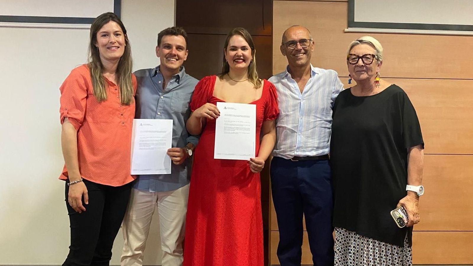 Cristina Fruto y Gonzalo Sánchez, Mejor Expediente EIR y Mejor TFR EIR provincial.