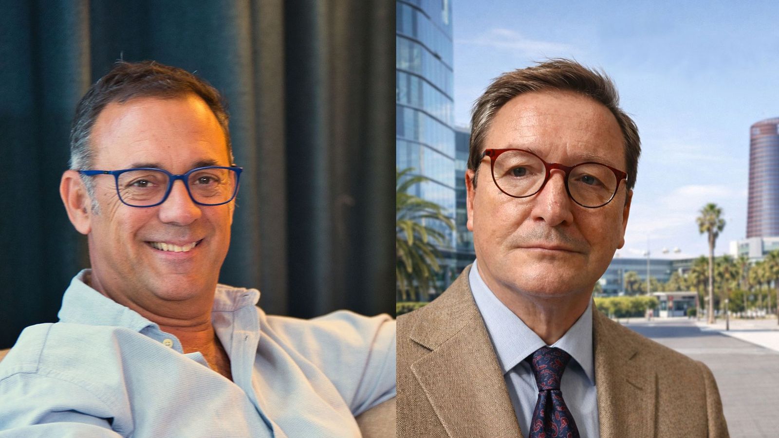 Pablo González, CEO y cofunfador de The Salmon Factor, y Gustavo de Medina, CEO de Ibersponsor Comunicación.