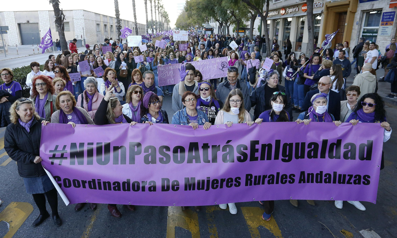 Las fotos de la manifestación del 8M en Málaga