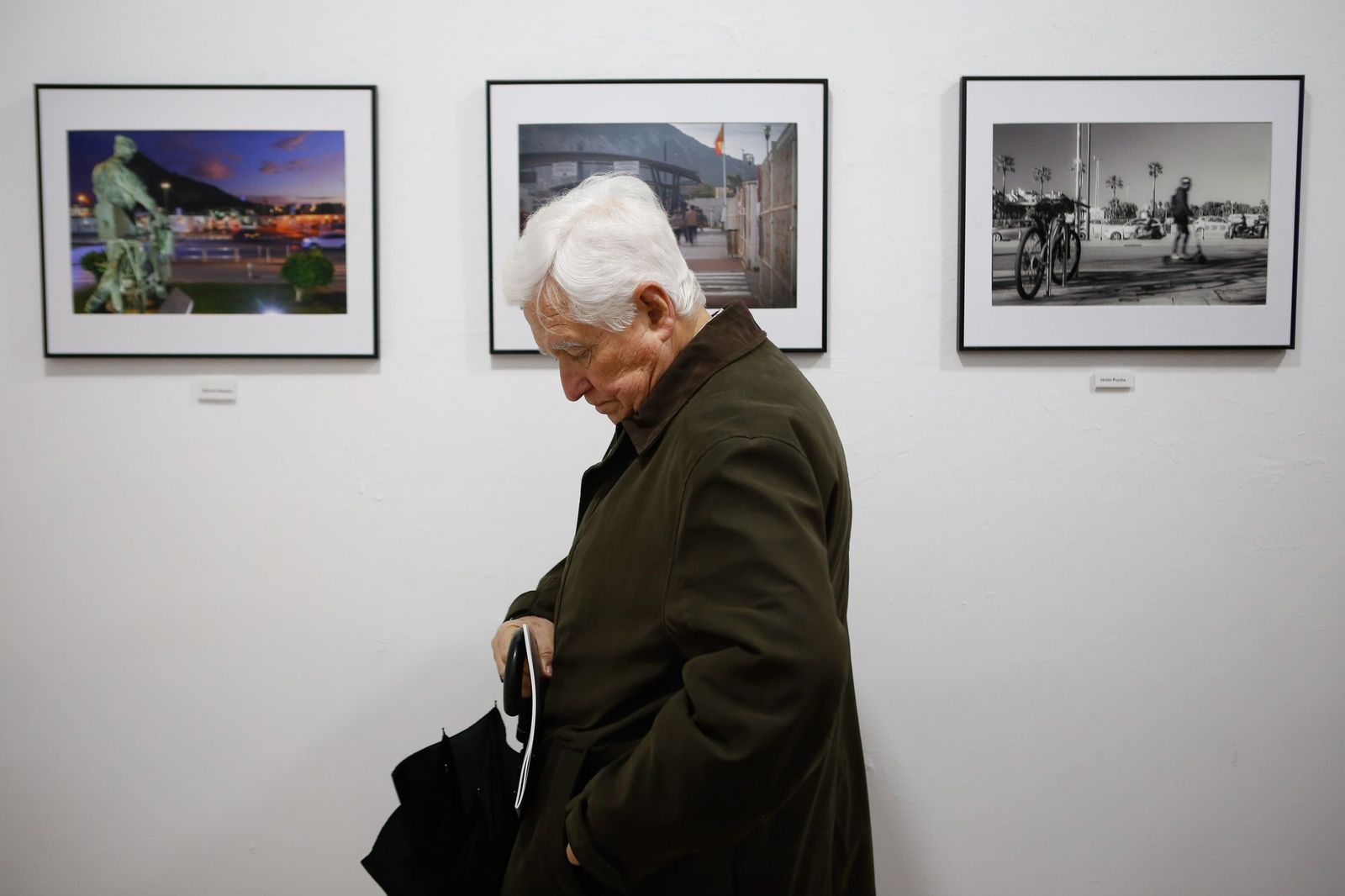 Fotos de la exposición de Infocus sobre la Verja de Gibraltar