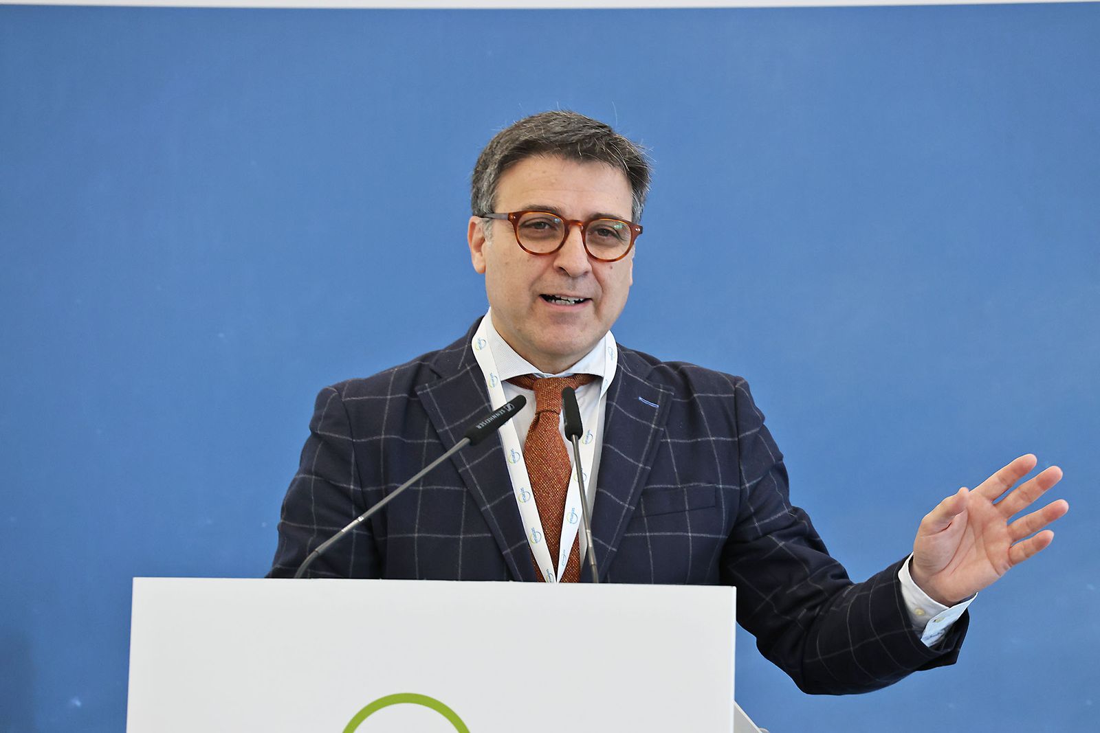 Las fotografías de la presentación del barco de bunkering de GNL y BioGNL 'Alisios LNG', de la filial de Enagás