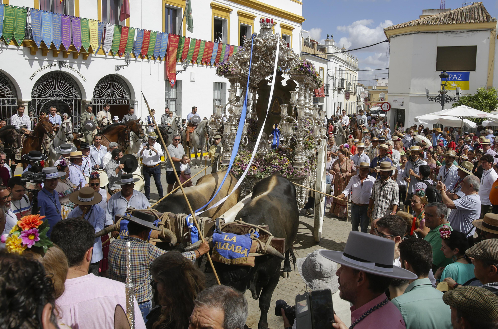 Paso de las Hermandades por Villamanrique