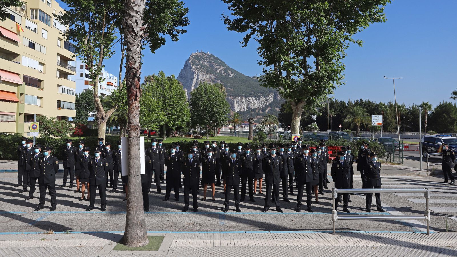 Acto de jura de cargo de la XXXIV promoción de Policía Nacional en La Línea
