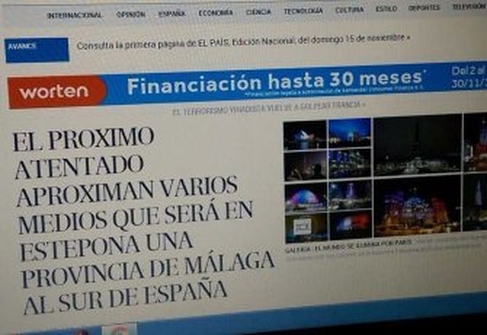 Cuatro detenidos por difundir un mensaje falso sobre un ataque yihadista en Málaga