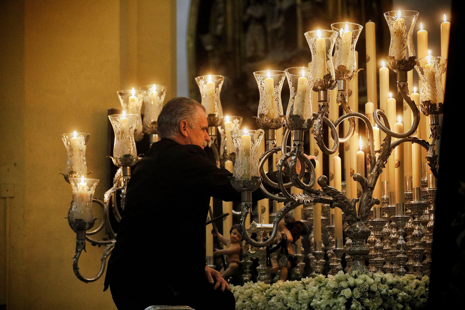 Las imágenes de la Soledad en la Semana Santa de San Fernando 2024