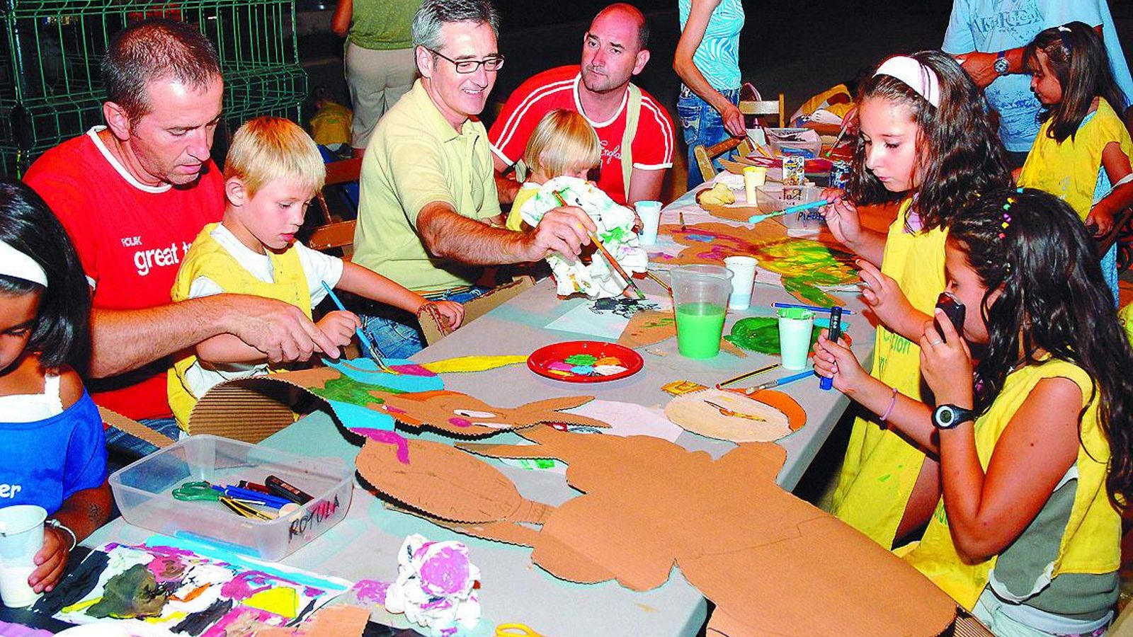 Talleres infantiles en una edición pasada de los Veranillos del Alamillo.