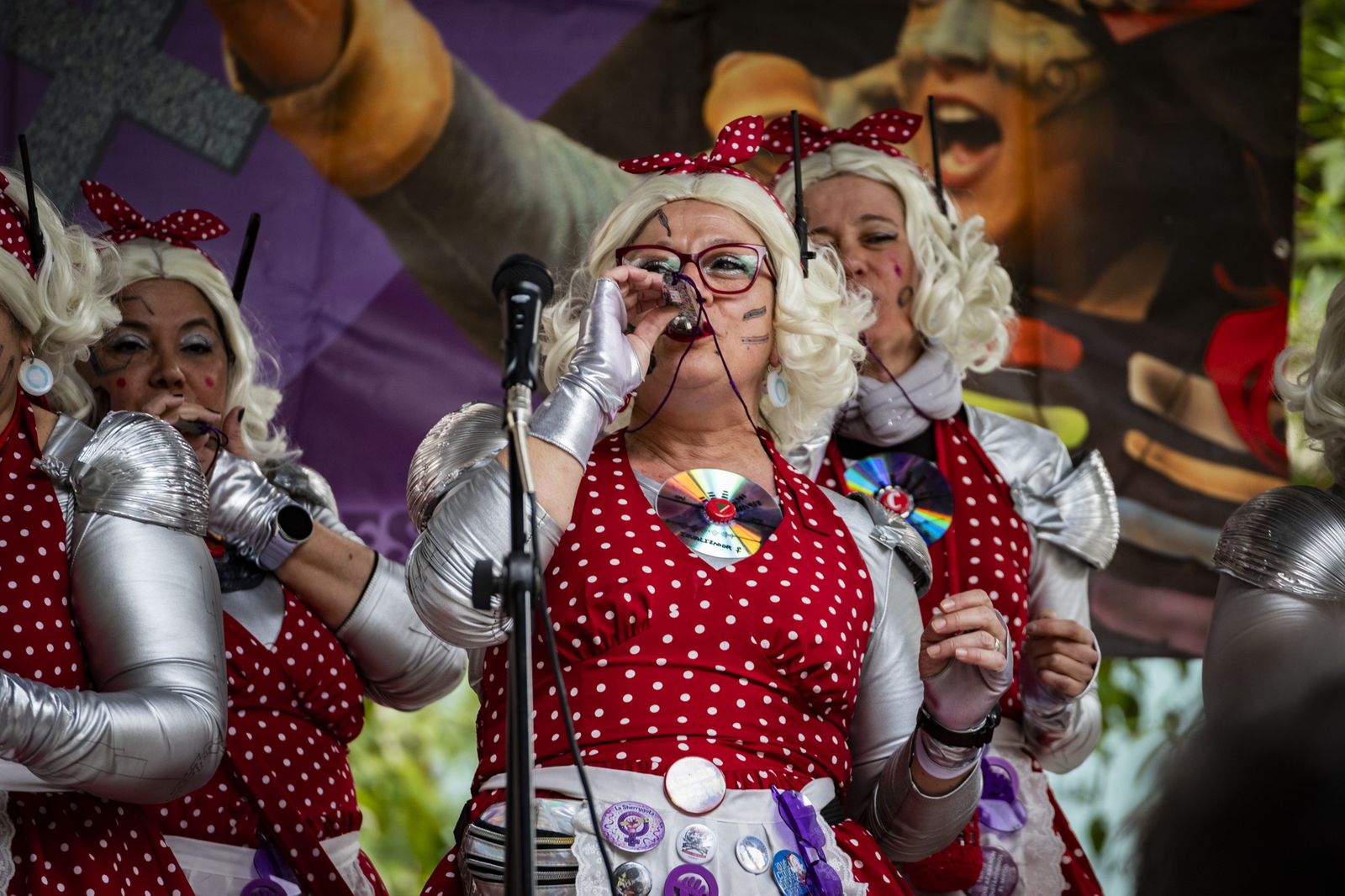 8M en Jerez: Carnaval Feminista en la Plaza del Banco