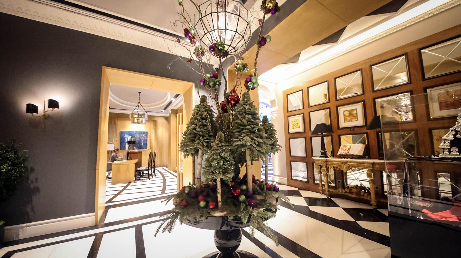 Así es la decoración navideña del Hotel Casa Palacio maría Luisa