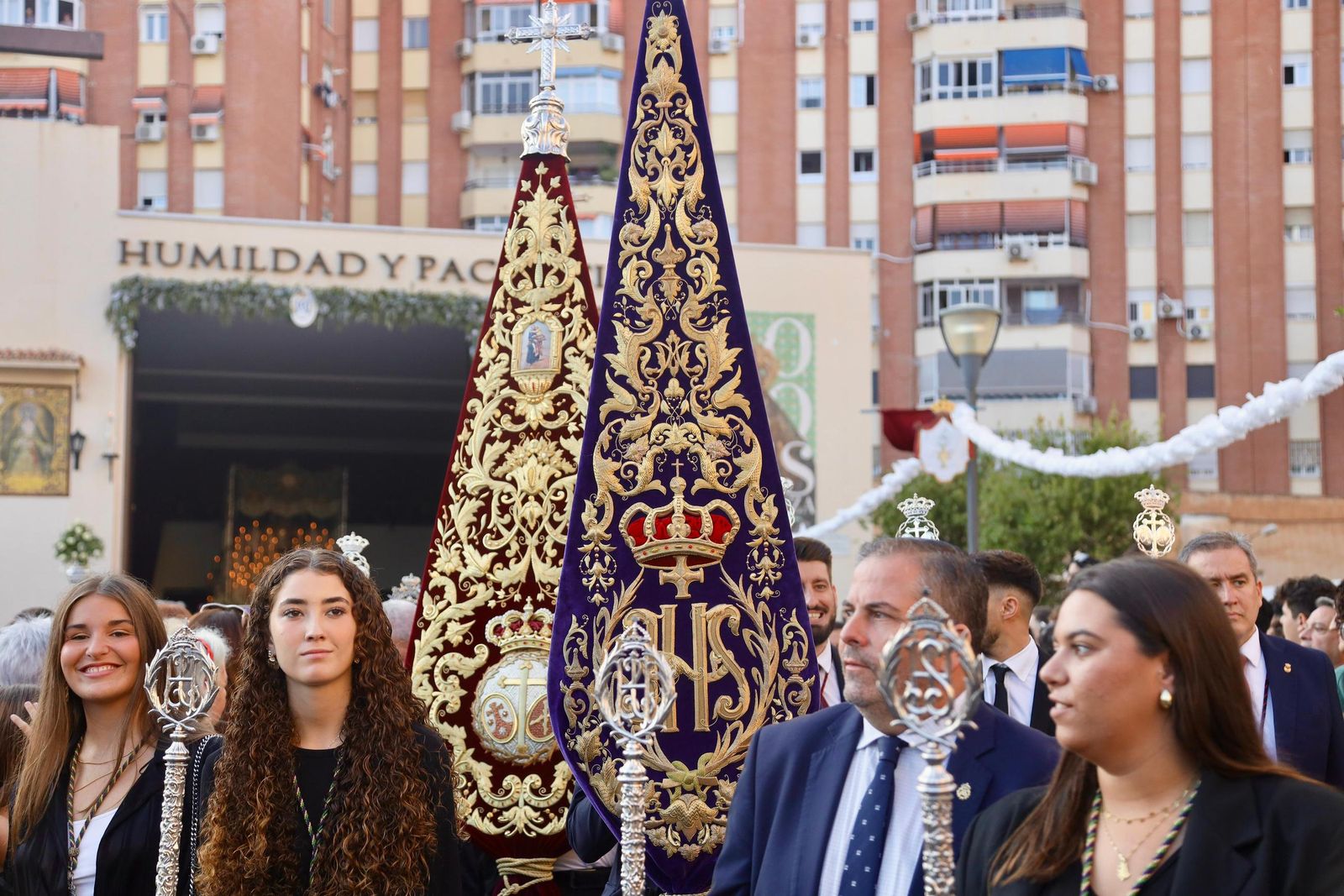 La procesión de la Virgen en Cruz de Humilladero por sus 25 años, en fotos