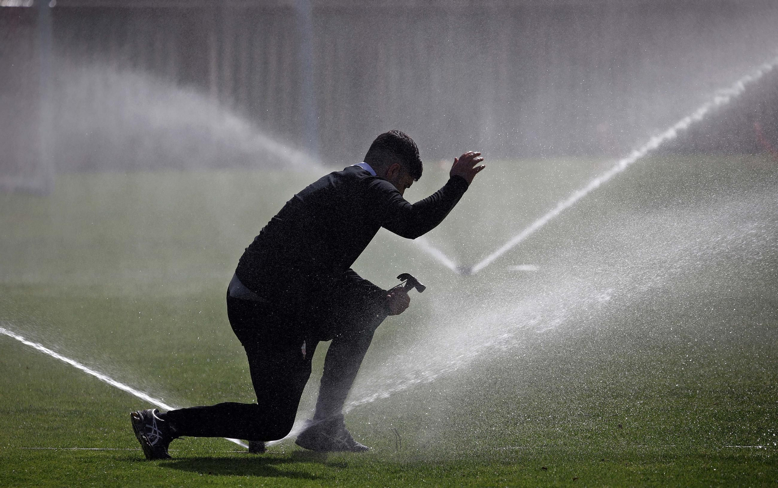 Las fotos del primer entrenamiento del Algeciras para el partido contra el Alcorcón