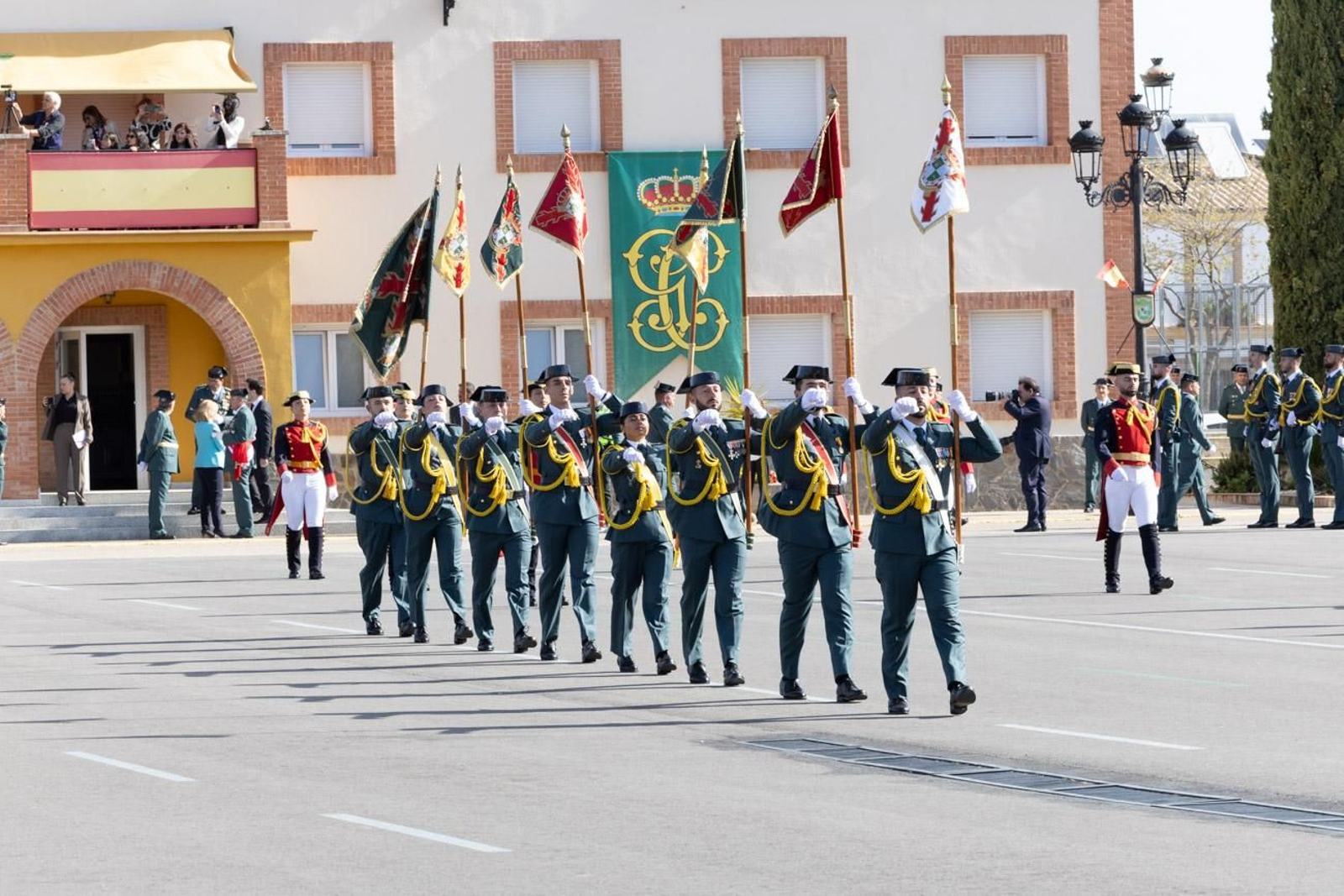 Acto de jura de bandera de la 130ª promoción de guardias civiles de la Academia de Baeza