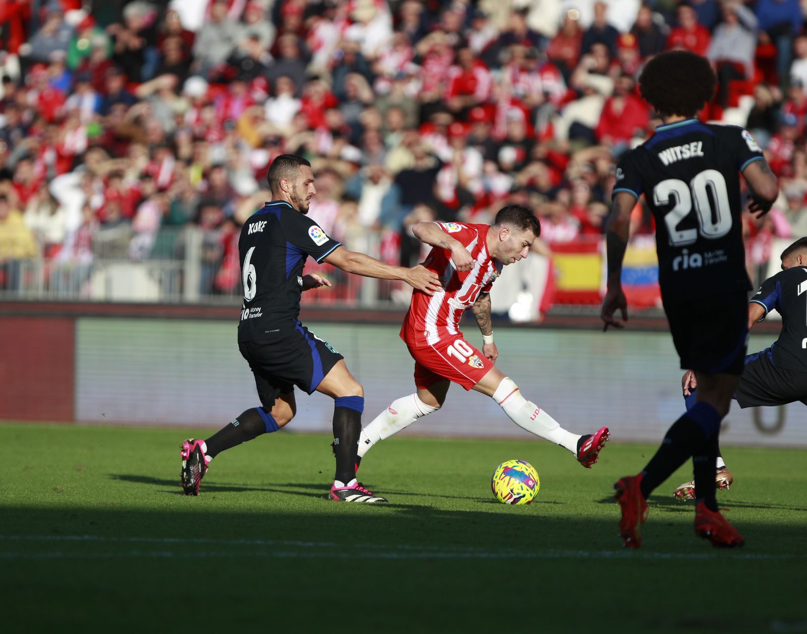 Imágenes del partido U.D. Almería-Atlético de Madrid