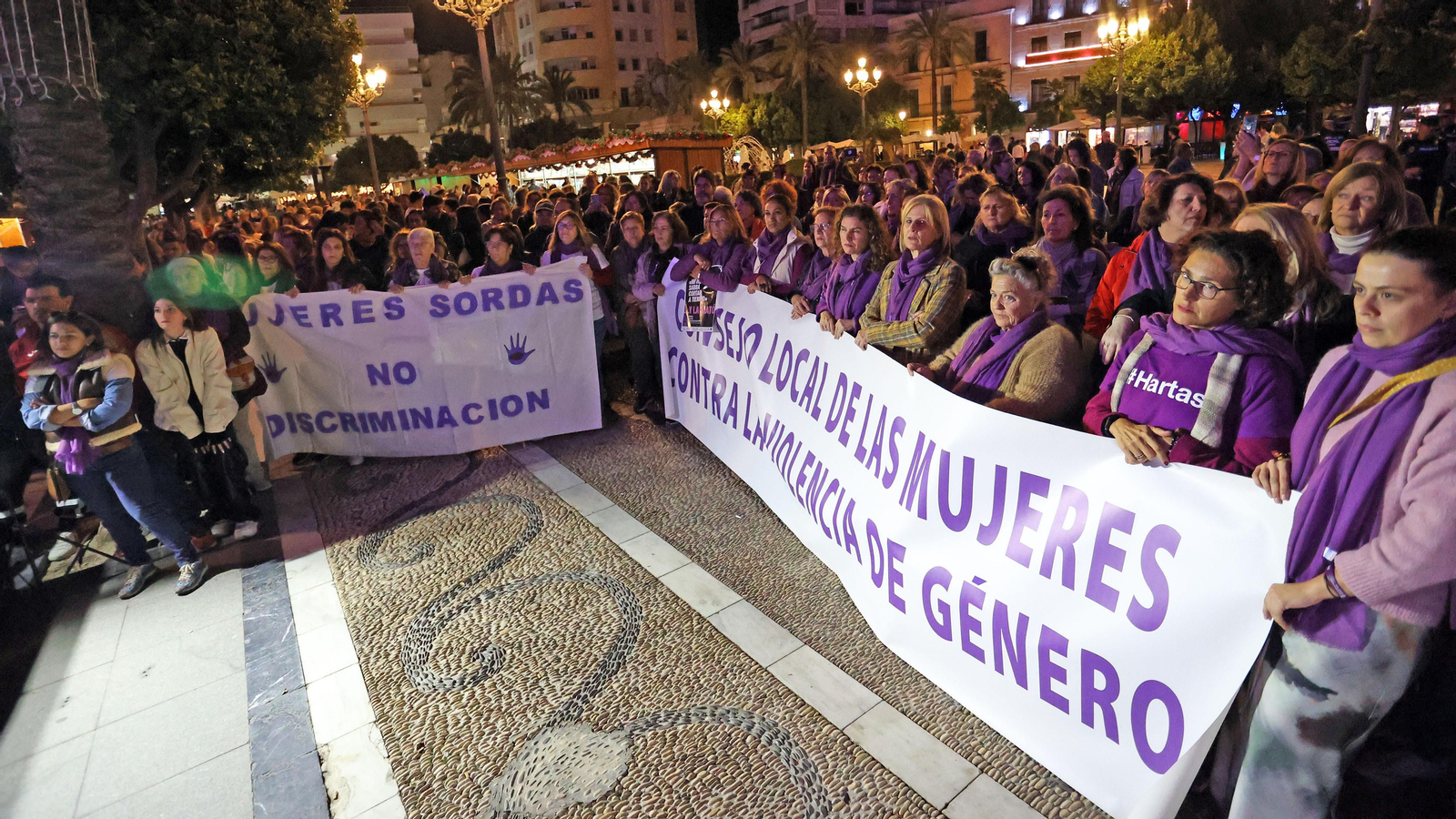 Manifestación en Jerez contra las Violencias Machistas