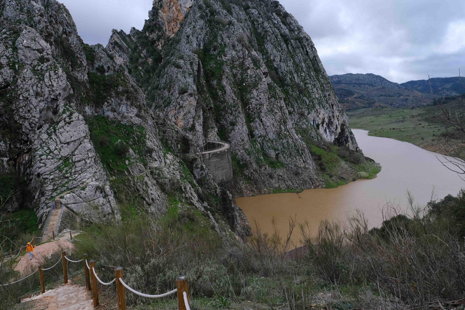Transformación del paisaje por la lluvia, en fotos