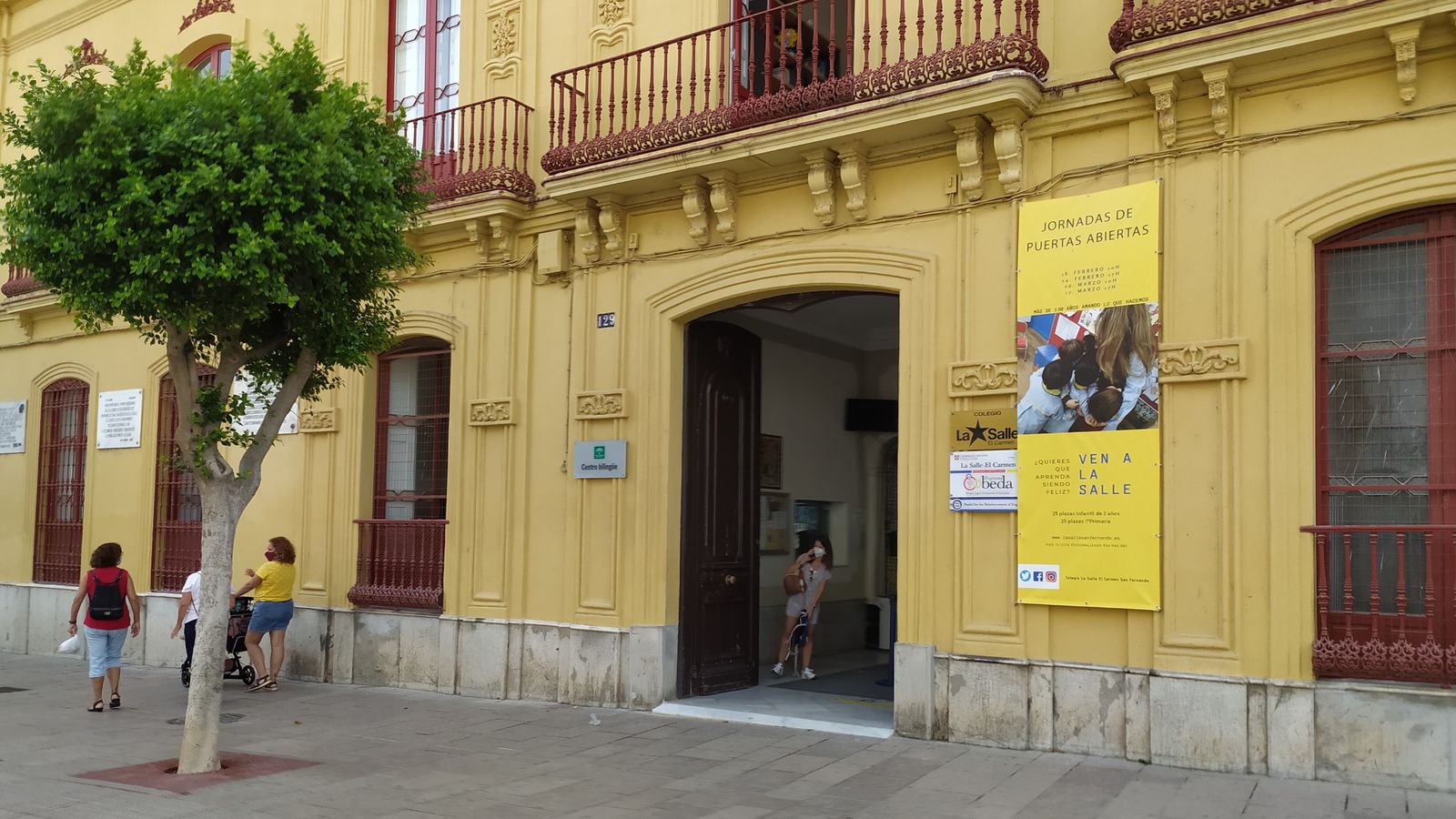 Colegio La Salle de la calle Real en San Fernando.