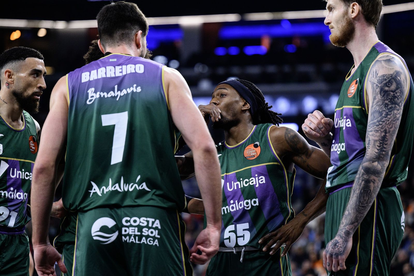 Los jugadores del Unicaja hablan.