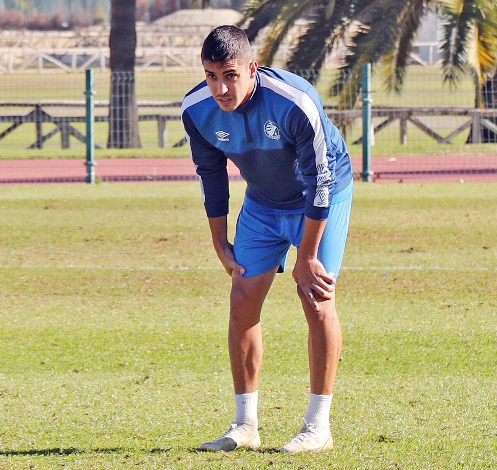 El delantero Darío Guti se lesionó antes del partido contra el Leganés y es baja.