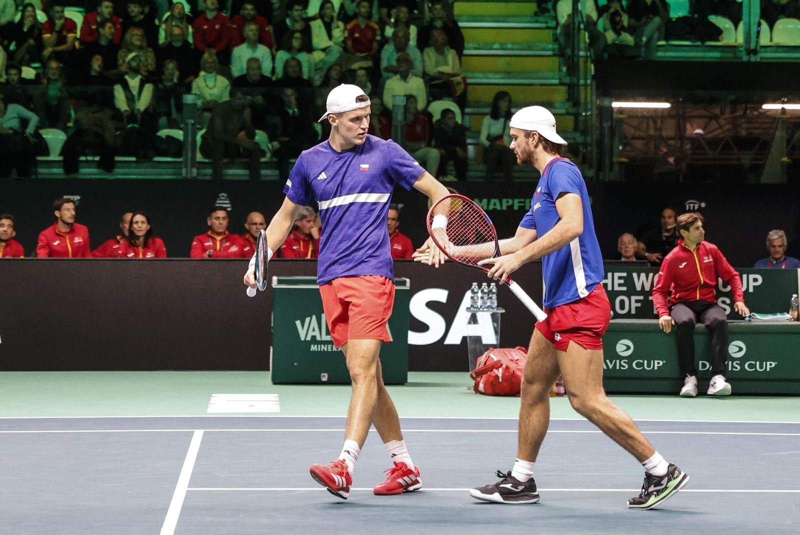 Las fotos del triunfo de España sobre la República Checa en la Copa Davis