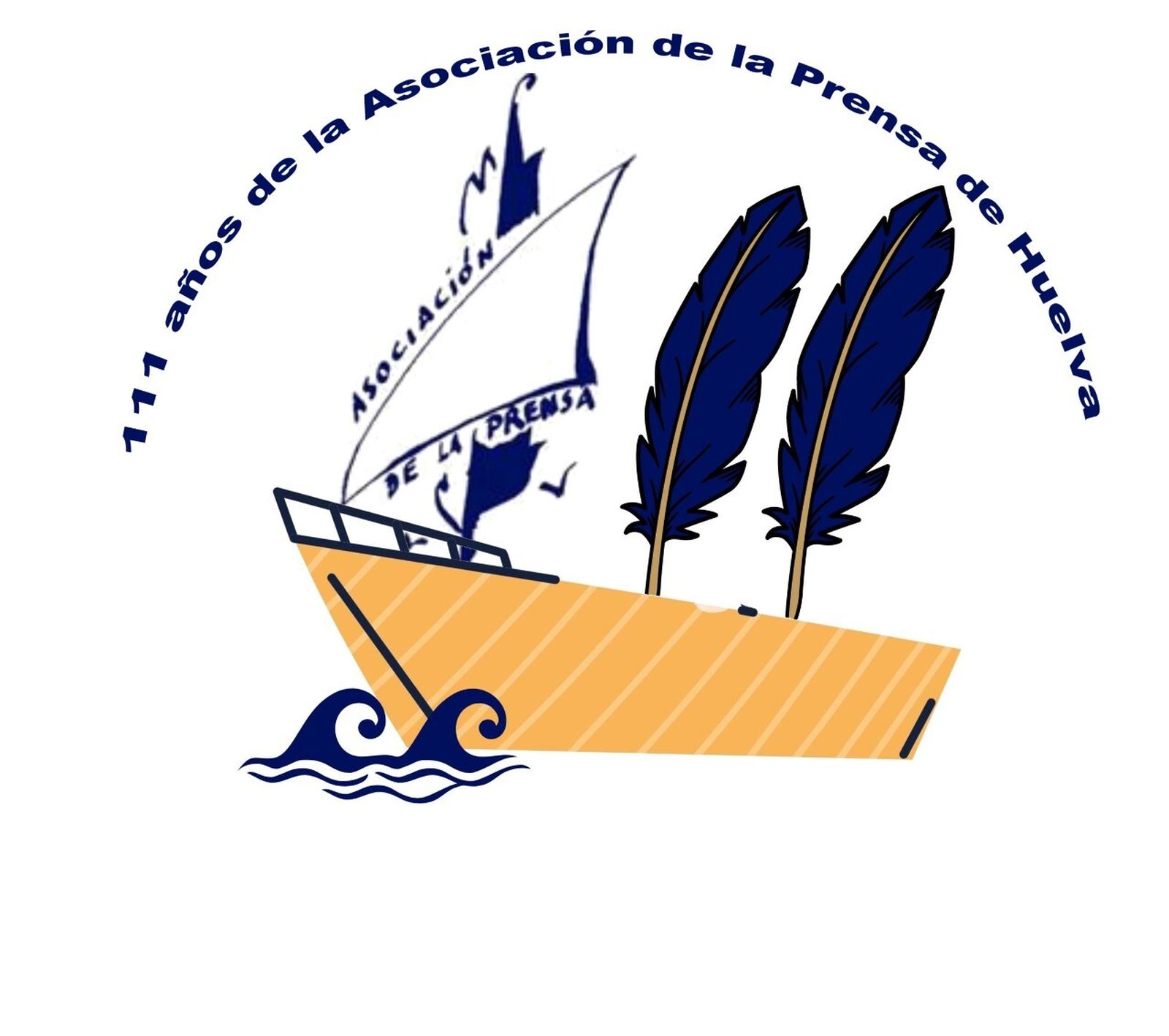 Detalle del logotipo de los 111 años de la APH.