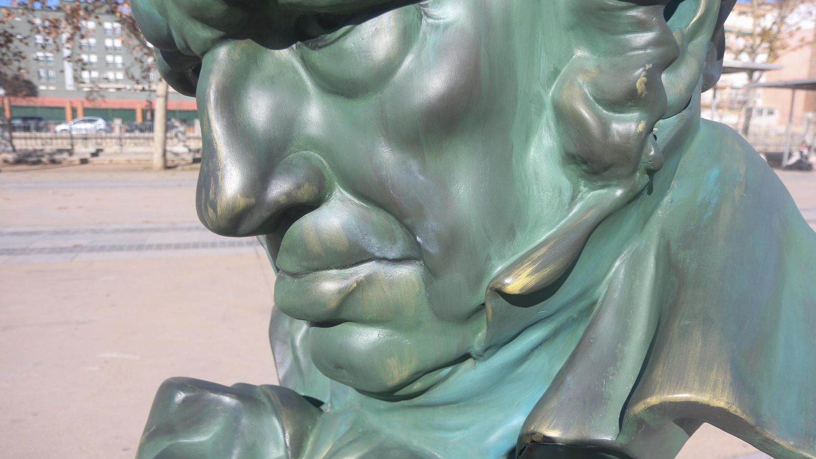 Algunas personas han intentado quitarle la pintada