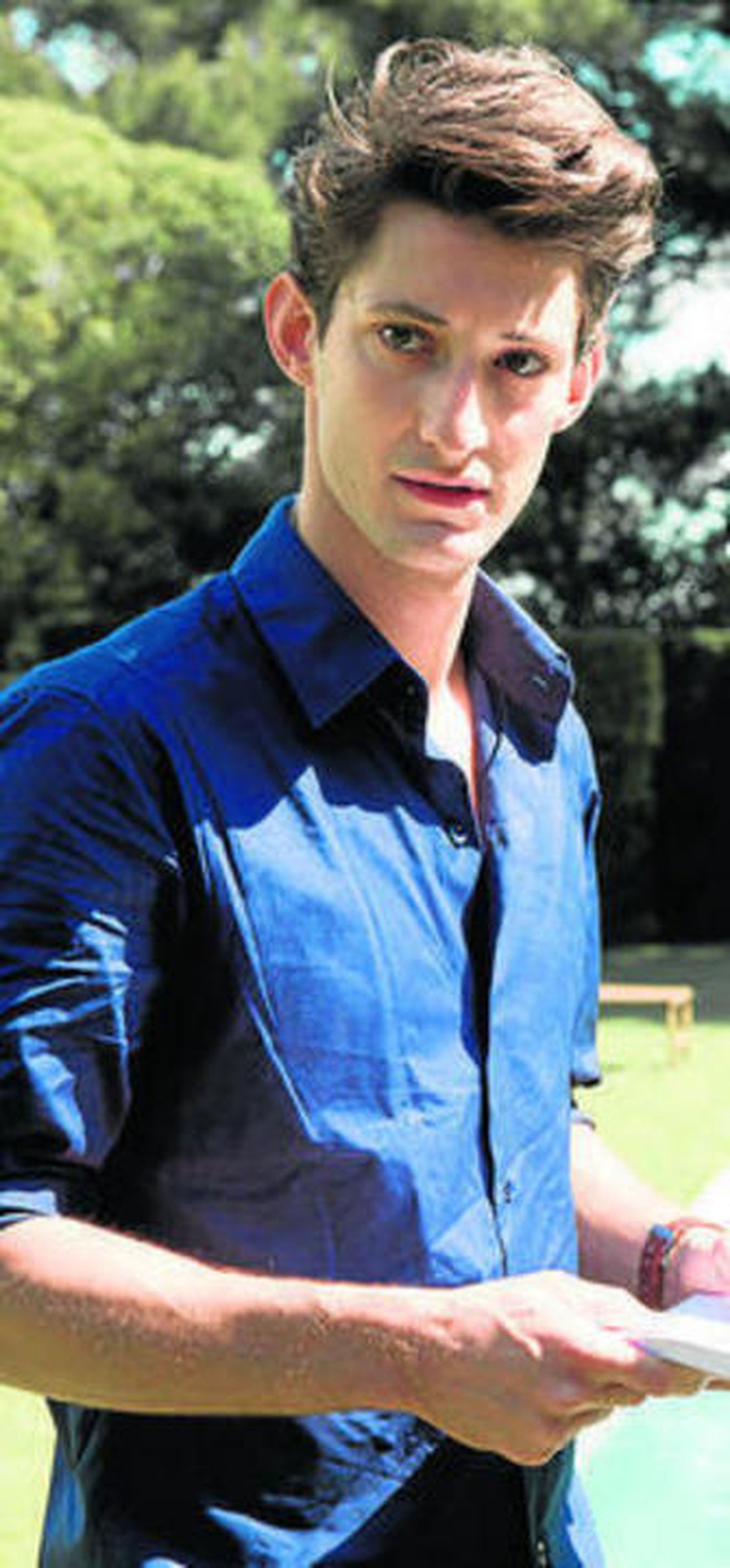 Pierre Niney, en la película.