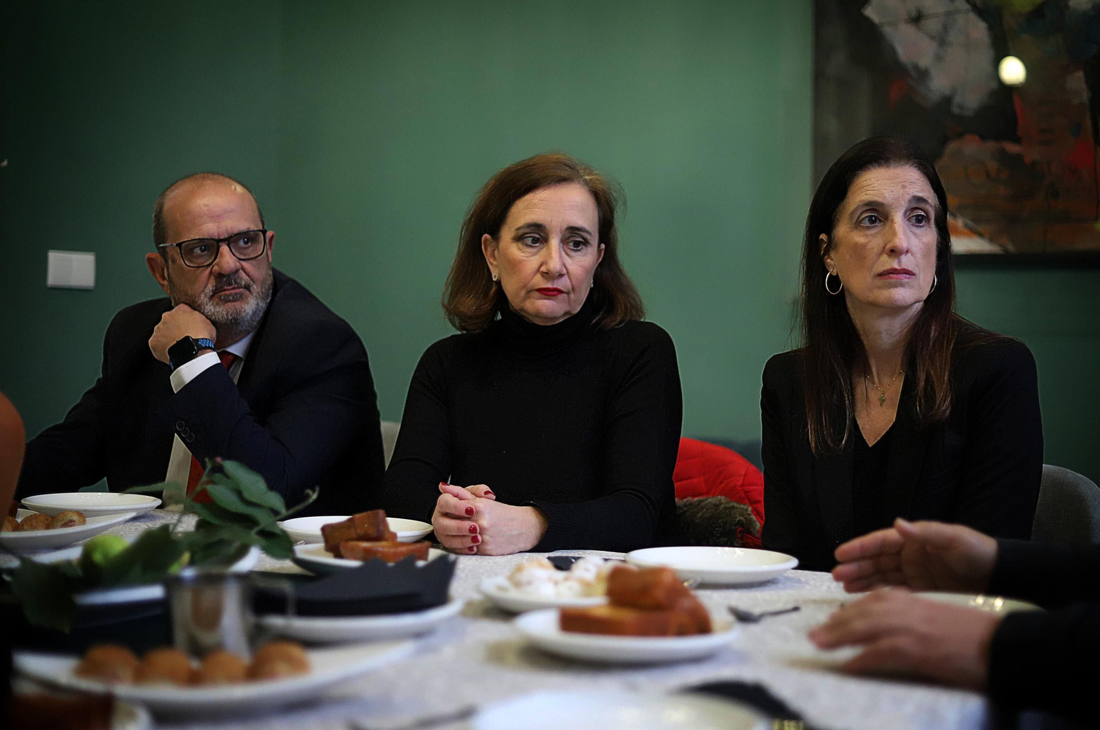 Imágenes de la tertulia cofrade "El Aguaó" de Huelva Información