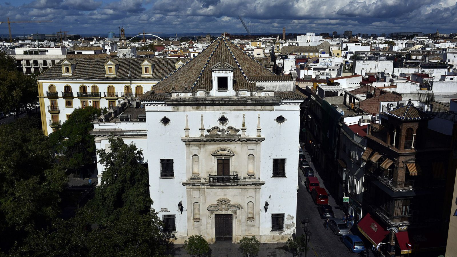 La antigua iglesia de San Hermenegildo, en la Plaza de la Concordia.