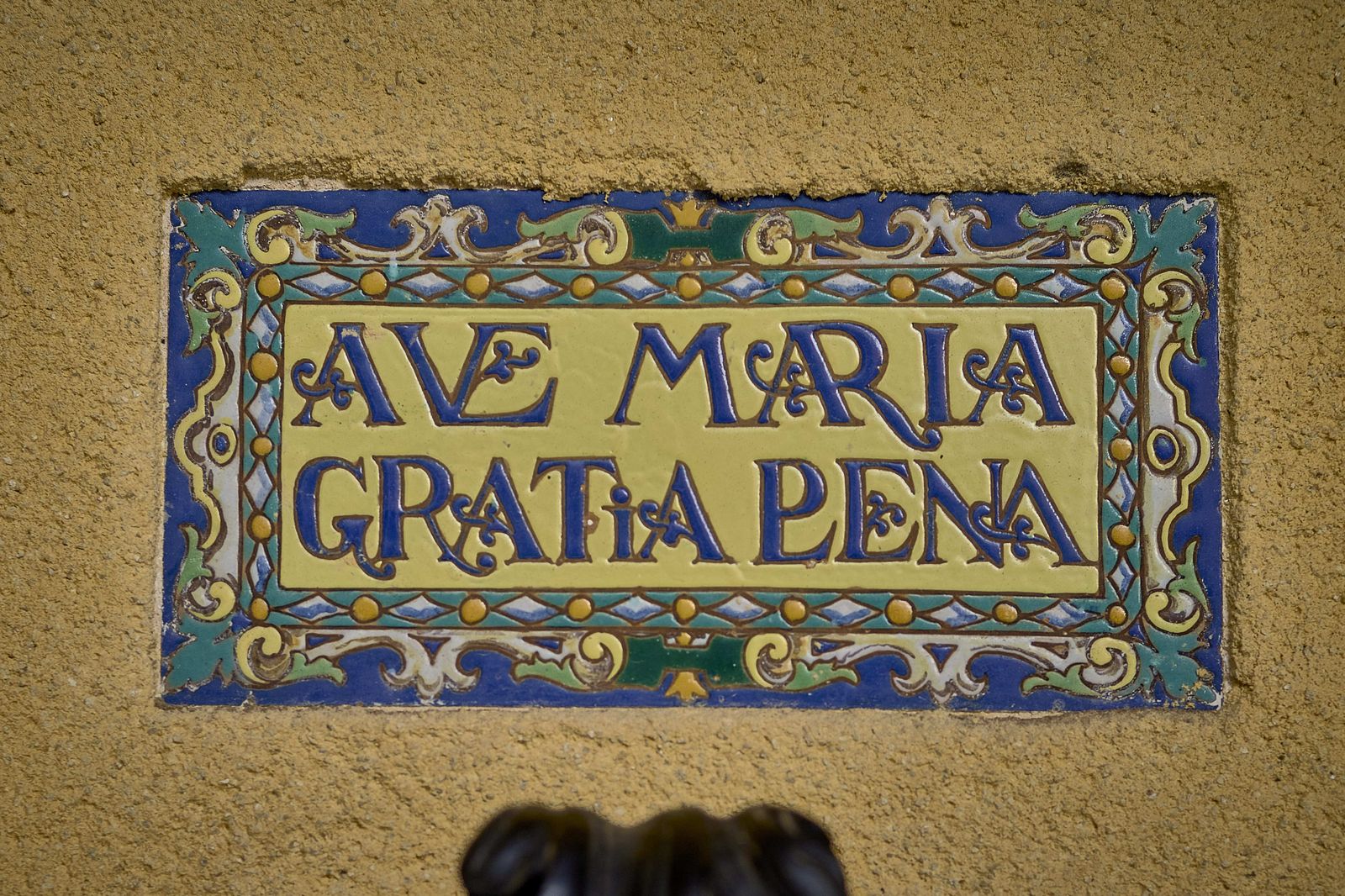 Interior de la finca en Antonio López 7.