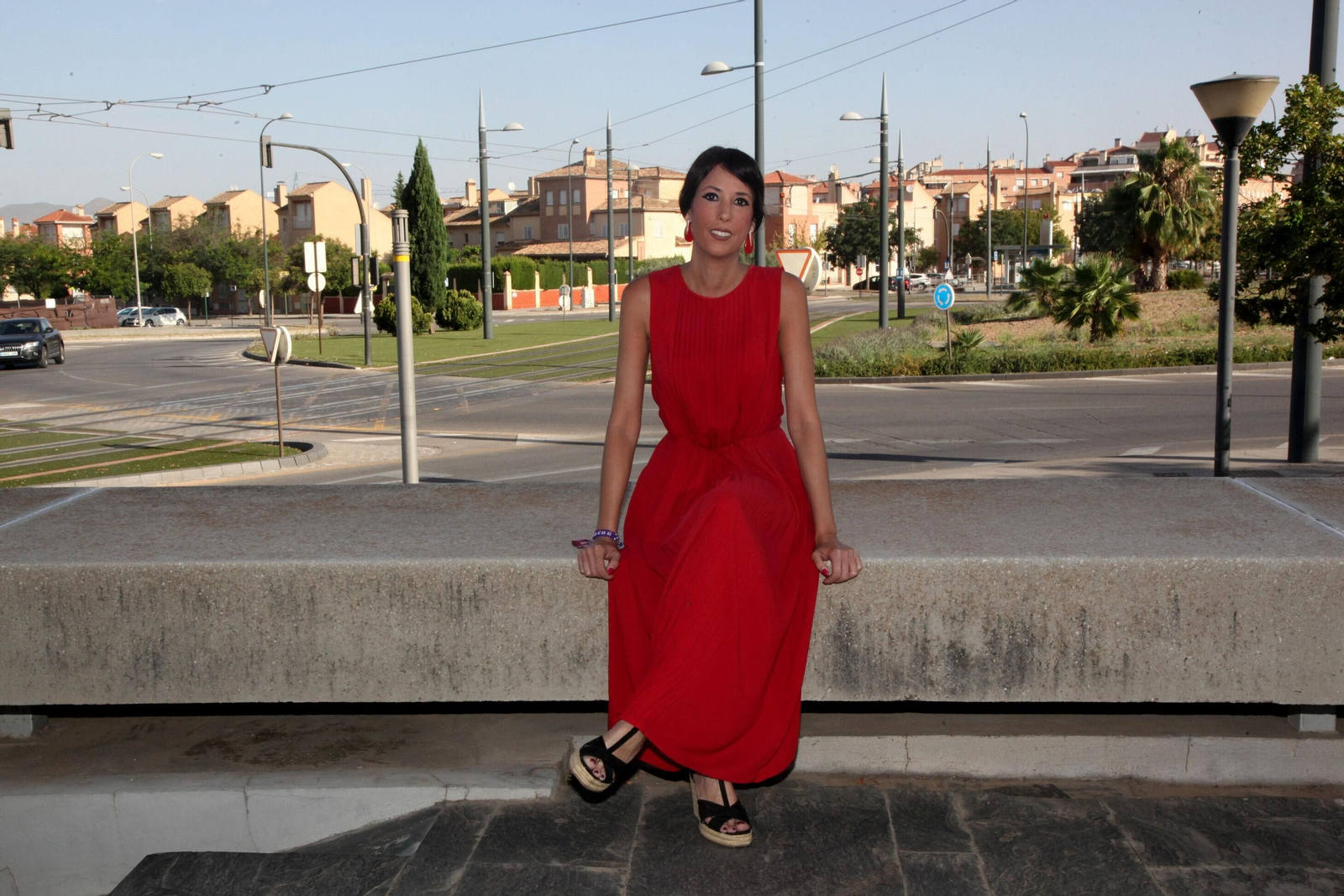 Martina Velarde (Sumar), durante la entrevista con Granada Hoy