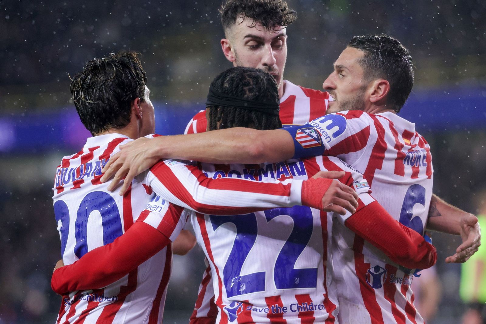 Las fotos del Brujas-Atlético de Madrid